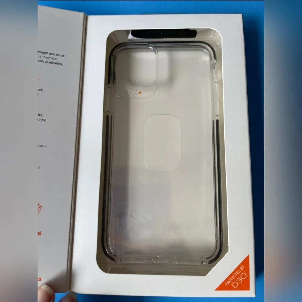 iPhone 11 Pro Max - ZAGG Gear4 Piccadilly Case (CLEAR/BLACK)